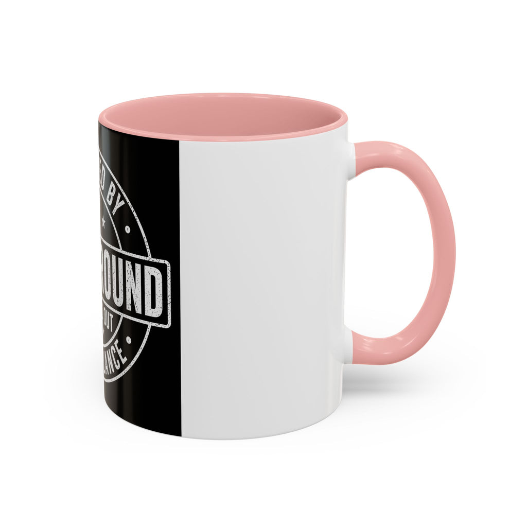 Coffee Mug — "Protected by Surveillance: Fuck Around and Find Out" Black Accent