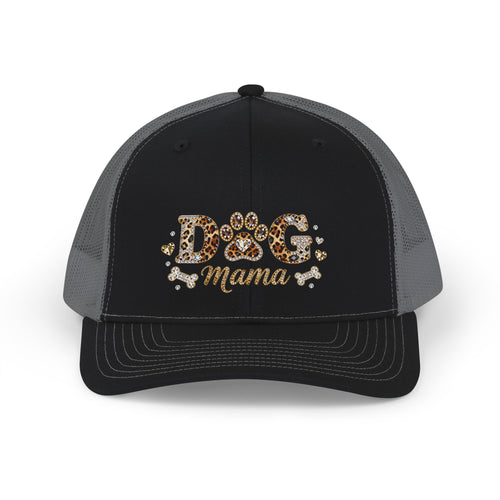 Dog Mama Leopard Print Trucker Cap