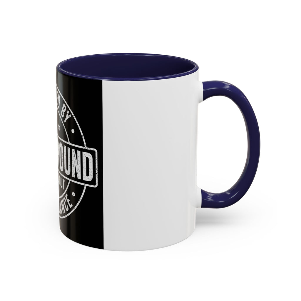 Coffee Mug — "Protected by Surveillance: Fuck Around and Find Out" Black Accent