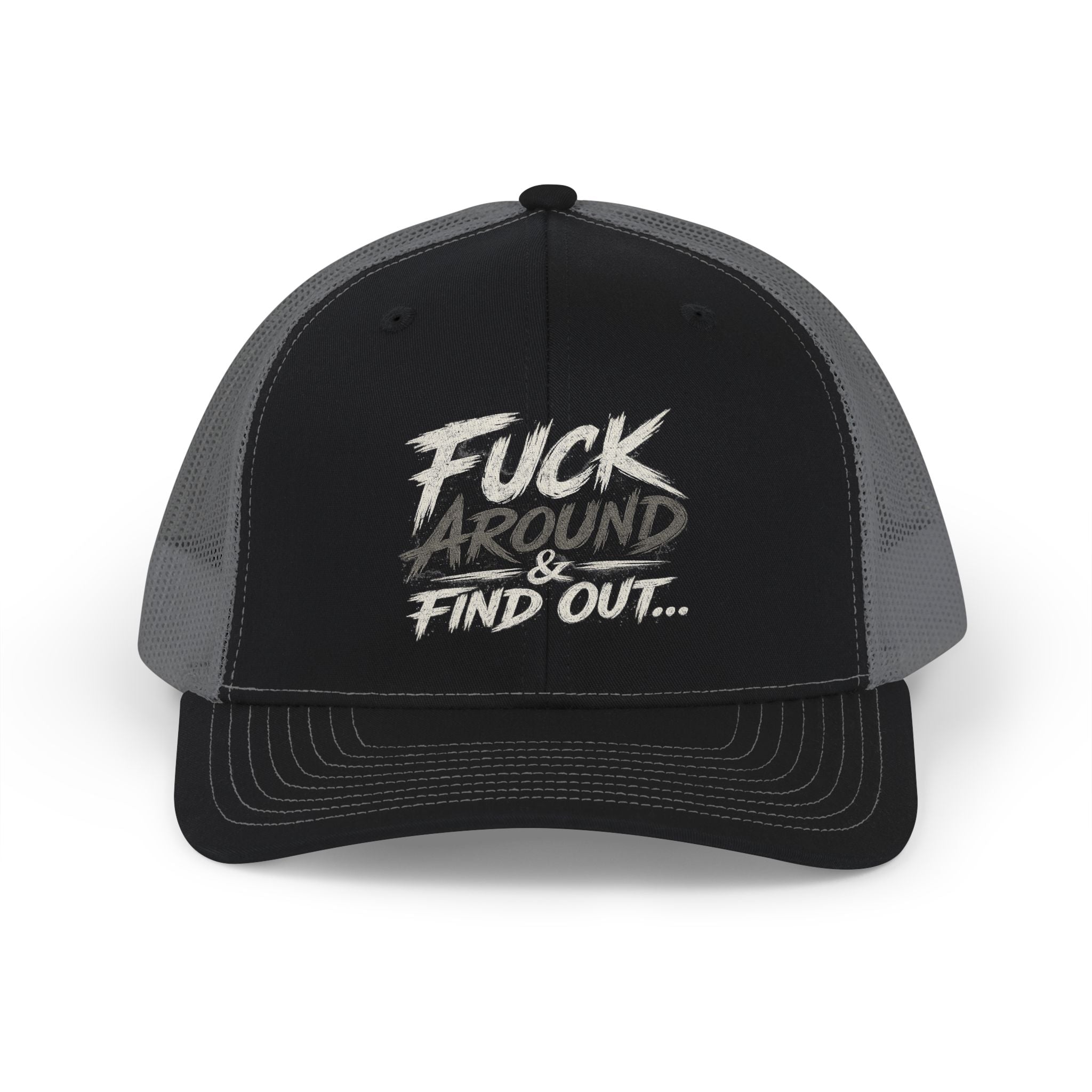 Trucker Cap — "Fuck Around Find Out" Graphic Snapback