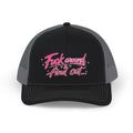 Trucker Cap — "F*** Around & Find Out" Pink Script Snapback